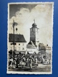 Carte Postala Sibiu Hermannstadt - Targ Piata Regele Ferdinand - foto Emil Fischer