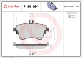BREMBO P 50 094 PRIME LINE set placute frana,frana disc