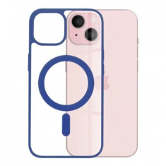 Husa Antisoc iPhone 15 MagSafe Pro Incarcare Wireless Albastru