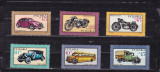 POLONIA 1987 AUTOTURISME SI MOTOCICLETE PRODUCTIE PROPRIE SERIE MNH, Nestampilat