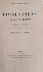 DANTE ALIGHIERI LA DIVINE COMEDIE - LE PURGATORIE - PARIS 1914 foto