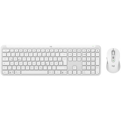 LOGITECH Signature Slim Combo MK950 - OFF WHITE - US INTL - 2.4GHZ/BT - INTNL-973 &amp;quot;920-012491&amp;quot; (timbru verde 0.8 lei) foto