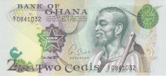 Bancnota Ghana 2 Cedis 1977 - P14c UNC foto