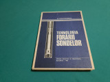 TEHNOLOGIA FORĂRII SONDELOR / G. GEORGESCU / 1983 *
