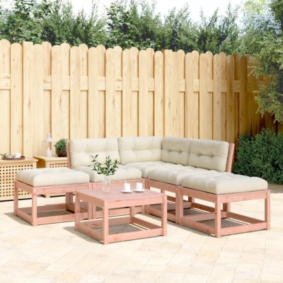 vidaXL Set mobilier de grădină cu perne, 5 piese, lemn masiv douglas 3216963 foto