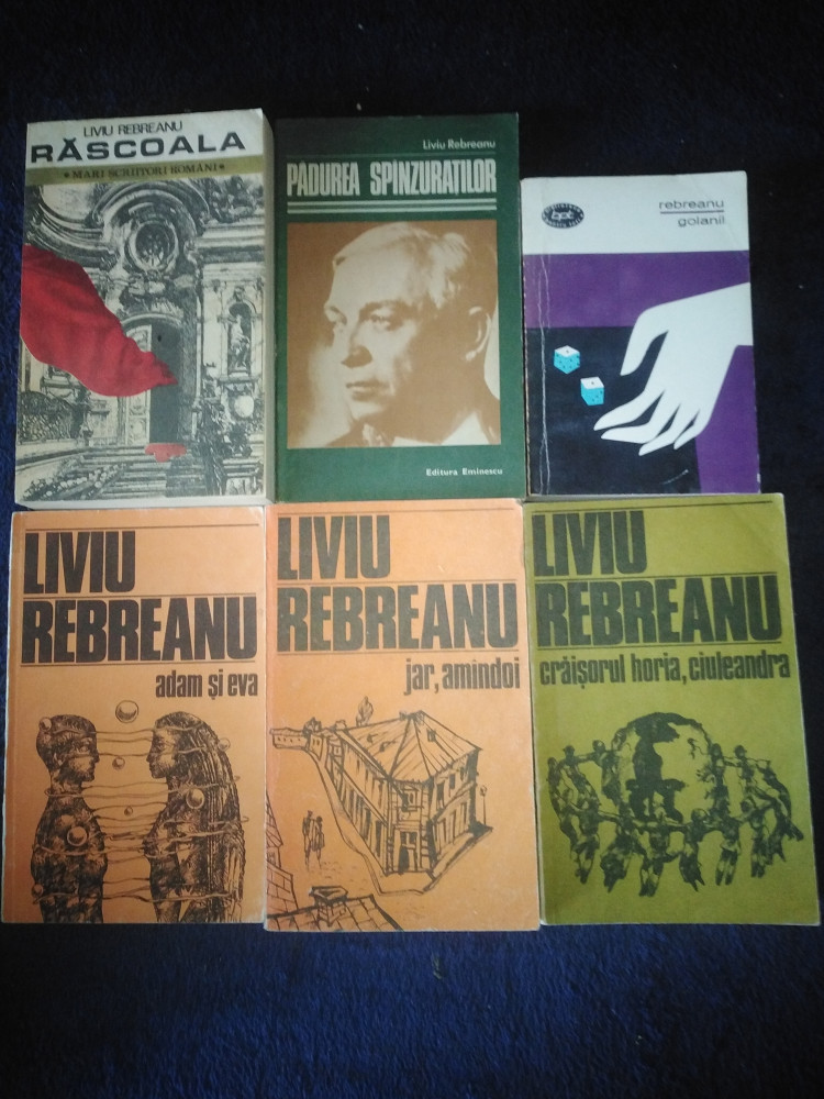 Pachet 6 carti - 8 titluri - LIVIU REBREANU - clasici romani | Okazii.ro