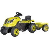 Cumpara ieftin Tractor cu pedale si remorca Smoby Farmer XL verde