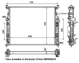 NRF 53936 Radiator, racire motor