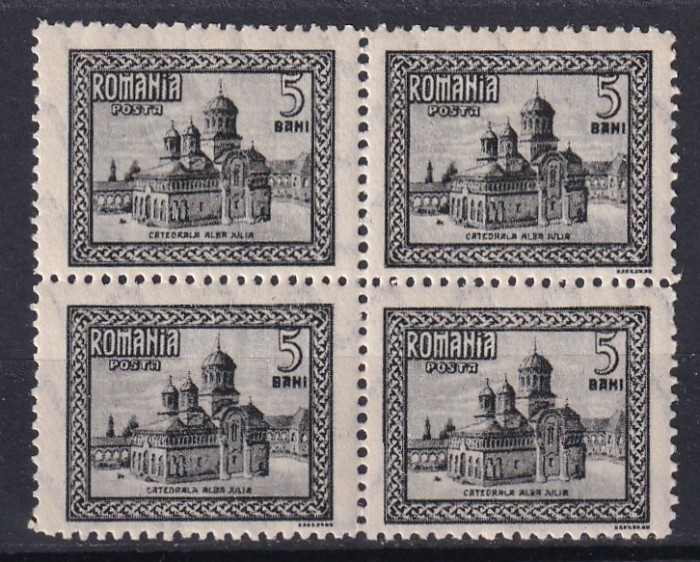 ROMANIA - 1922 INCORONAREA REGELUI LA ALBA IULIA - EROARE LIPSA MACHETATOR