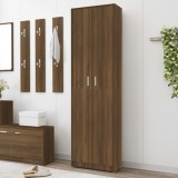 vidaXL Șifonier de hol, stejar maro, 55x25x189 cm, lemn prelucrat