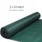 Plasa de umbrire si protectie 2x10 m, grad umbrire 70%, densitate HDPE 70 g/mp