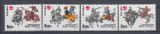 POLONIA 1993 MILITARE SCENE DE LUPTE SERIE MNH