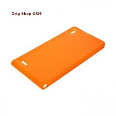 HUSA CAPAC TPU HUAWEI ASCEND P6 ORANGE BLISTER