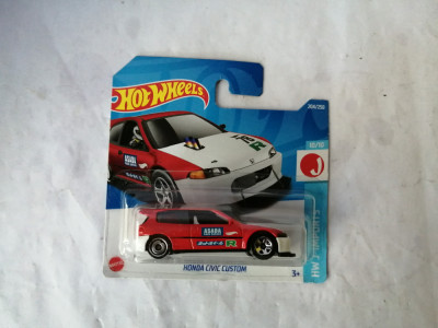 bnk jc Hot Wheels Honda Civic Custom (2nd Color) - 2022 HW J-Imports 10/10 foto