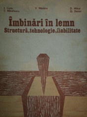 IMBINARI IN LEMN,STRUCTURA,TEHNOLOGIE,FIABILITATE-I.CURTU,V.NASTASE,T.MIHAILESCU,D.MIHAI,O.STOIAN foto