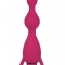 Vibrator Leso Anal Beads Pink