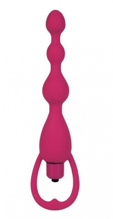 Vibrator Leso Anal Beads Pink