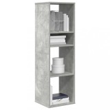 VidaXL Bibliotecă, gri beton, 34x31x112 cm, lemn prelucrat