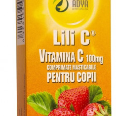 Vitamina c capsuni copii 100mg 30cpr