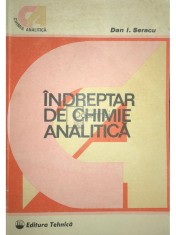 Dan I. Seracu - Indreptar de chimie analitica (Editia: 1989) foto