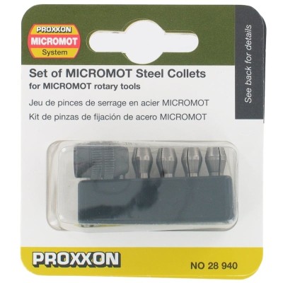 Set pensete din otel Micromot Proxxon 28940, O1-O3.2 mm, 7 piese foto