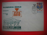 HOPCT PLIC 3474 CUPA DAVIS LA TENIS ROMANIA -CHILE -TIMISOARA 1983