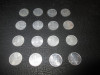 Germania Democrata _ lot 16 monede 1 pfennig , ani diferiti, Europa, Aluminiu