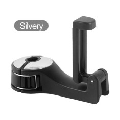 Suport auto, ABS/Silicon, Multifunctional, Negru/Auriu