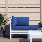VidaXL Perne pentru canapea din paleți, 3 buc., albastru, textil