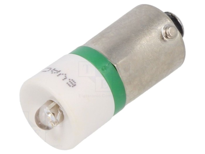 Lampă LED verde 6V DC