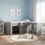 Cumpara ieftin Cadru de Pat Inalt pentru Copii Sonoma gri 80 x 160 cm