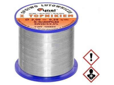 S&amp;acirc;rmă de lipit cu plumb 2mm 0,25kg 190&amp;deg;C foto