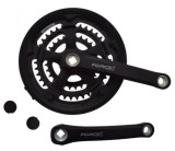 Angrenaj pedalier 3 foi MTB, otel, 48/38/28T, culoare negru Cod:AWR01611