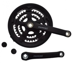 Angrenaj pedalier 3 foi MTB, otel, 48/38/28T, culoare negru Cod:AWR01611