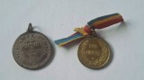 Marturie botez din 1916 + medalie Ferdinand I 1839 - 1866 - 1914 ( bijutier Radivon ) Spre Amintire . Stari impecabile !