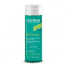 Noreva Exfoliac Gel spumant bland pentru ten acneic, 200 ml