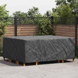 vidaXL Husă Protecție Mobilier Exterior/Grădină, Negru, Impermeabilă &amp; Rezistentă UV, 250x210x70 cm, Material 210D