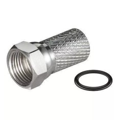 Mufa F 7mm cupru garnitura cauciuc Goobay