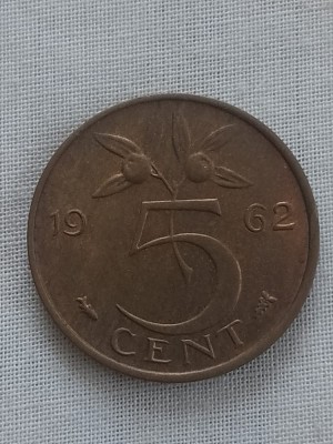 5 cent 1962 olanda foto