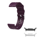 Curea din silicon compatibila cu Samsung Galaxy Watch8 Classic 46mm, Purpple Plum