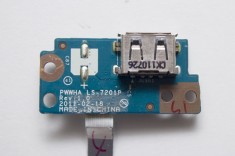 placa port usb Toshiba Satellite pro C660 C665 pwwha ls-7201p foto