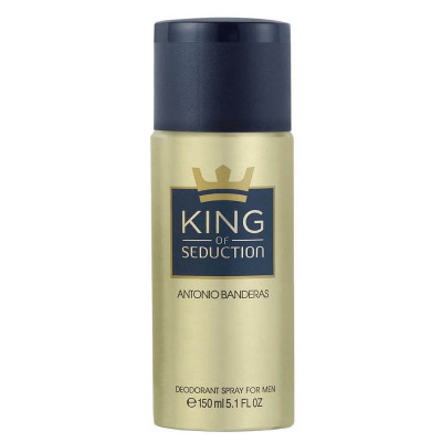 Spray Deodorant Antonio Banderas King of Seduction Absolute, 150 ml, Deodorant Barbati Antonio Banderas, Deodorante Spray David Antonio Banderas King foto