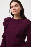 Medicine pulover culoarea bordo