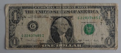 Bancnota SUA - 1 Dollar 1988 - G - Chicago foto