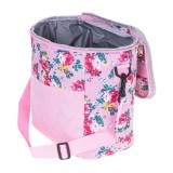 Geanta termoizolanta pentru picnic sau plaja, capacitate 11l, culoare Roz cu, AVEX
