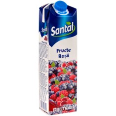 Suc Fructe Rosii 30%, Santal, 1 L, Bautura Racoritoare, Suc Fructe Rosii, Santal Natural, Bauturi Naturale, Suc Natural Fructe Rosii, Suc Fructe Rosii foto