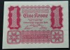 Bancnota Austria 1 Corona 1922 A.UNC Istorica Originala Colectionari