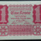 Bancnota istorica 1 COROANA/ KRONE - AUSTRIA, anul 1922 *cod 386 = A.UNC unifata