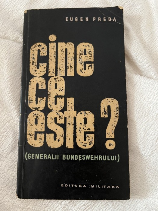 Cine ce este? - Eugen Preda