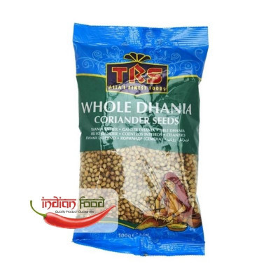 TRS Dhania Whole Coriander Seeds (Coriandru Boabe) 100g foto